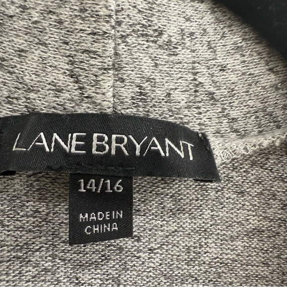 Lane Bryant 14/16 Gray Super Soft Long Cardigan - Picture 3 of 5